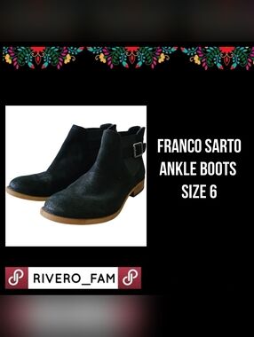 FRANCO SARTO | ANKLE BOOTS | SIZE 6